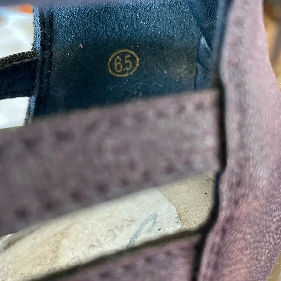 🌸Spring Ready - Skechers Navy Strappy Wedge Sandals – Size 6.5 - Picture 9 of 12